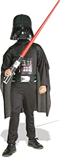 Star Wars - Disfraz de Darth Vader para niño- caja con disfraz- máscara y espada- 5-7 años (Rubie`s 41020-M)